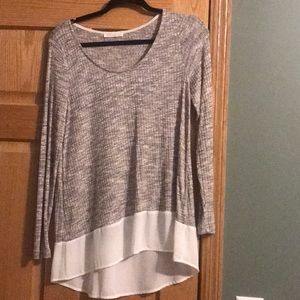 High-low Lush sweater